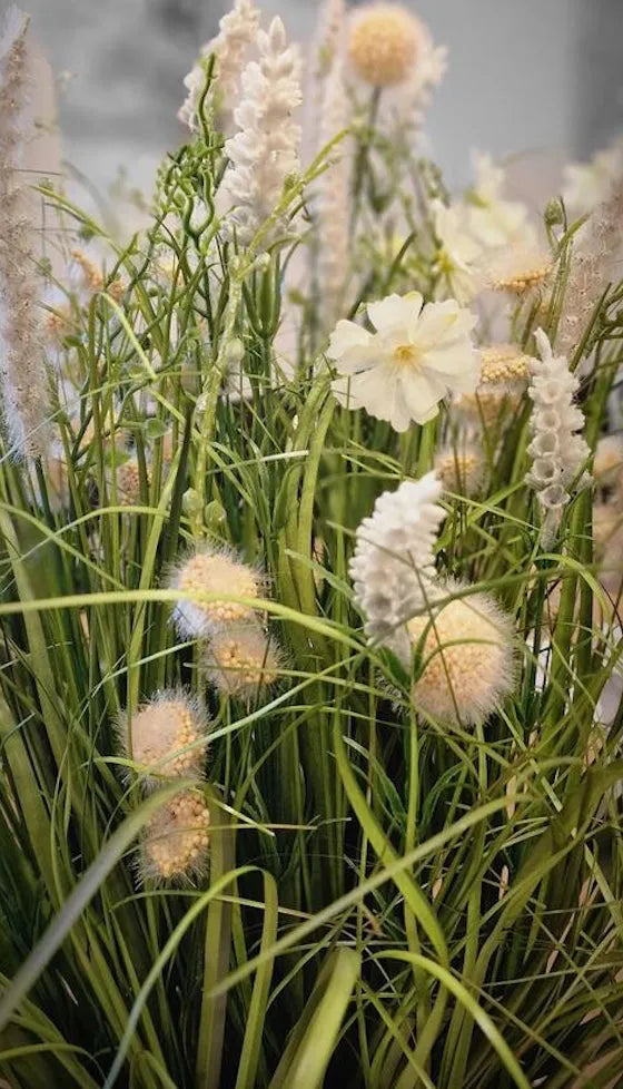 Künstliche Wiesenblumen - Alba | 58 cm