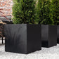 Pflanztopf Arven schwarz | 50x50