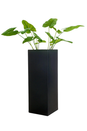 Plantenbak - Enisa | 40x40x100 cm, antraciet