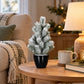 Künstlicher Tannenbaum mit Schnee – Simeon | 31 cm