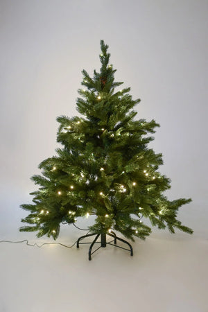 Kunstkerstboom - David | 120 cm, met LED-verlichting