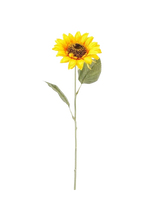 Künstliche Sonnenblume - Sunny, 62 cm, Kunstblume von aplanta, in Gelb, für drinnen