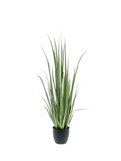 Künstliches Yucca Gras - Iva, 120 cm, Kunstpflanze von aplanta, in Grün, für drinnen