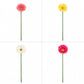 Künstliche Gerbera – Serena | 56 cm Weiß