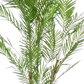 Künstliche Bergpalme - Nadine | 128 cm auf transparentem Hintergrund, als Ausschnitt fotografiert, damit die Details der Kunstpflanze bzw. des Kunstbaums noch deutlicher zu erkennen sind.
