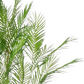 Künstliche Bergpalme - Nadine | 128 cm auf transparentem Hintergrund, als Ausschnitt fotografiert, damit die Details der Kunstpflanze bzw. des Kunstbaums noch deutlicher zu erkennen sind.