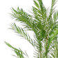 Künstliche Bergpalme - Nadine | 128 cm auf transparentem Hintergrund, als Ausschnitt fotografiert, damit die Details der Kunstpflanze bzw. des Kunstbaums noch deutlicher zu erkennen sind.