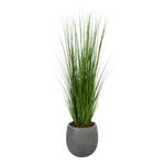Künstliches Gras - Chiara, 120 cm, Kunstpflanze von aplanta, in Grün, für drinnen