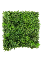 Künstliche Wald Matte - Rosalie auf transparentem Hintergrund mit echt wirkenden Kunstblättern. Diese Kunstpflanze gehört zur Gattung/Familie der "Wald" bzw. "Kunst-Wald".