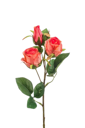 Künstliche Rose - Yafet | 44 cm, Steckpflanze
