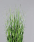 Künstliches Gras - Ozan | 200 cm | im sandfarbenen Topf - Kunstpflanzen von aplanta