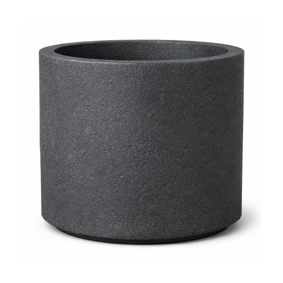 Pflanzkübel LUZERN Granit Schwarz | 29x25 cm
