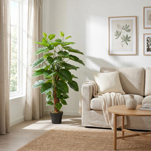Künstlicher Pothos - Elowyn, 120 cm, Kunstpflanze von aplanta, in Grün, für drinnen