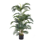 Künstliche Palme - Kaelani, 135 cm, Kunstbaum von aplanta, inkl. Startertopf, in Grün, für drinnen