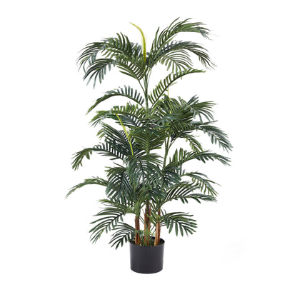 Künstliche Palme - Kaelani, 135 cm, Kunstbaum von aplanta, inkl. Startertopf, in Grün, für drinnen