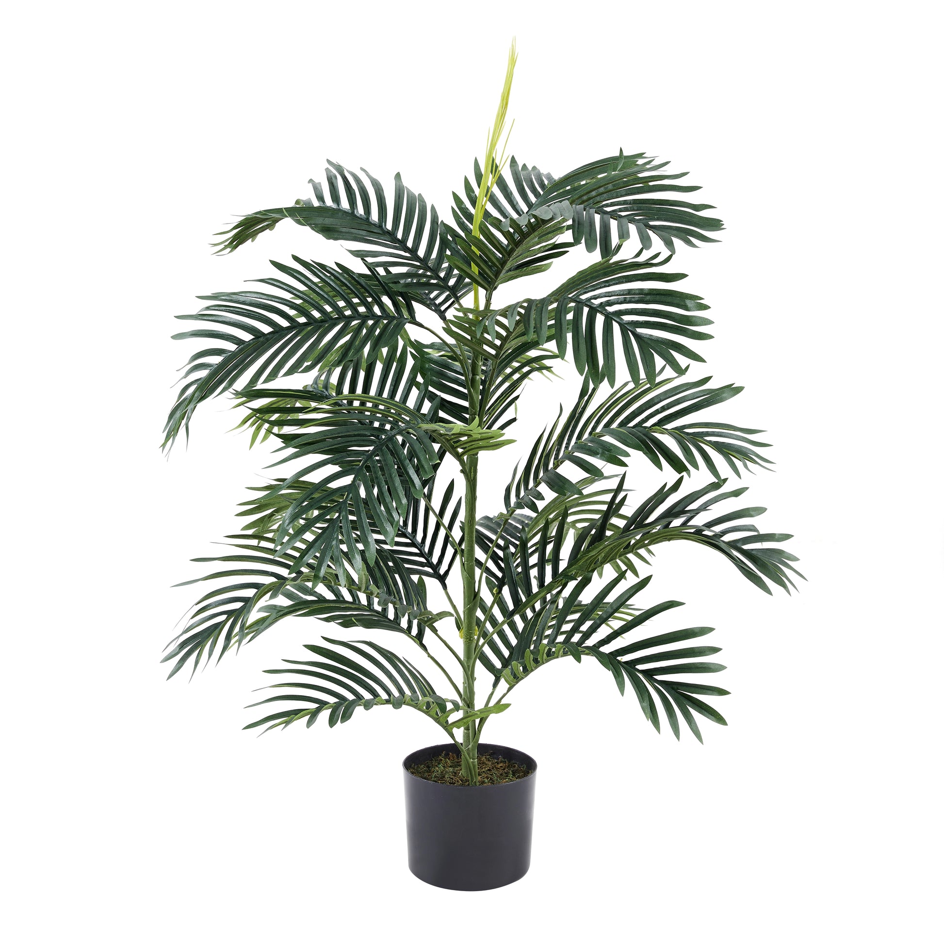 Künstliche Palme - Senara, 90 cm, Kunstbaum von aplanta, inkl. Startertopf, in Grün, für drinnen