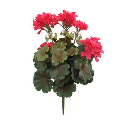 Künstliche Geranie - Perla | 40 cm fuchsia
