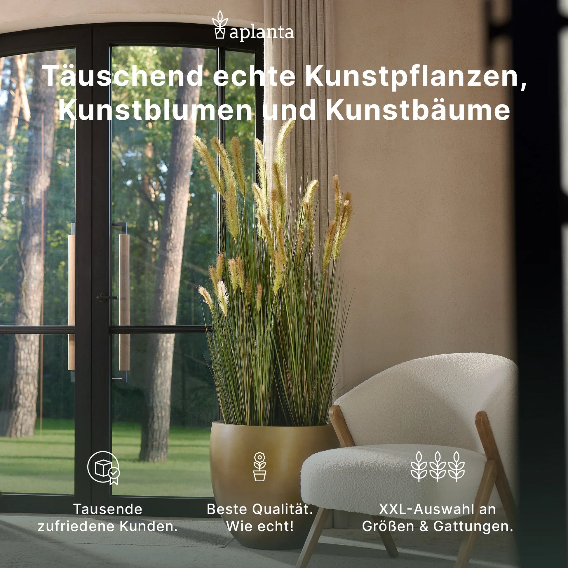 Kunst bamboe - Lasse | 150 cm