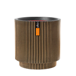 Blumentopf zylinder Groove gold | 44x46 cm
