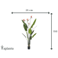 Künstliche Strelitzia - Christian | 150 cm