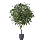 Künstlicher Ficus - Gajus, 400 cm, Kunstbaum von aplanta, feuerhemmend, in Grün, für drinnen