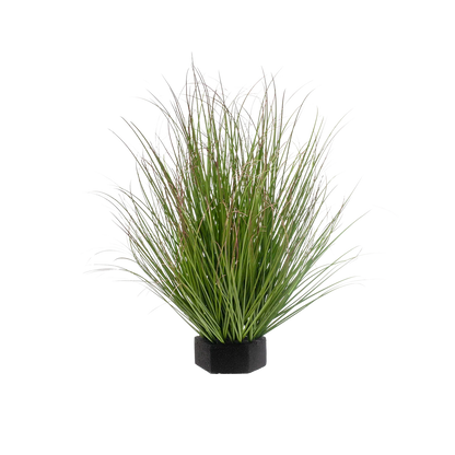 Künstliches Gras - Luzer, 66 cm, Kunstpflanze von aplanta, feuerhemmend, in Grün, für drinnen