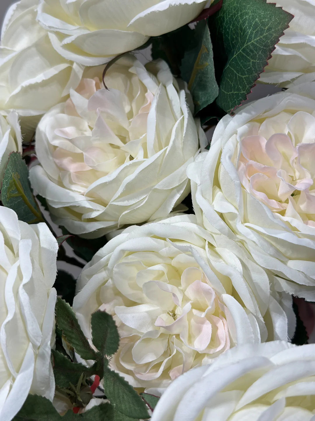 Boeket rozen met 10 bloemschermen - Athina | 45 cm
