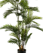 Künstliche Phoenix Palme - Kira | 195 cm auf transparentem Hintergrund, als Ausschnitt fotografiert, damit die Details der Kunstpflanze bzw. des Kunstbaums noch deutlicher zu erkennen sind.