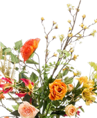 Künstlicher XL Blumenstrauß - Saida auf transparentem Hintergrund, als Ausschnitt fotografiert, damit die Details der Kunstpflanze bzw. des Kunstbaums noch deutlicher zu erkennen sind.