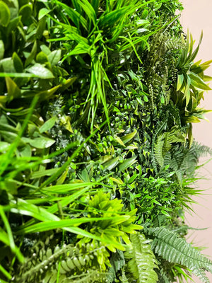 Künstliche Wald Matte - Rosalie | 100x100 cm | Kunstpflanze von aplanta